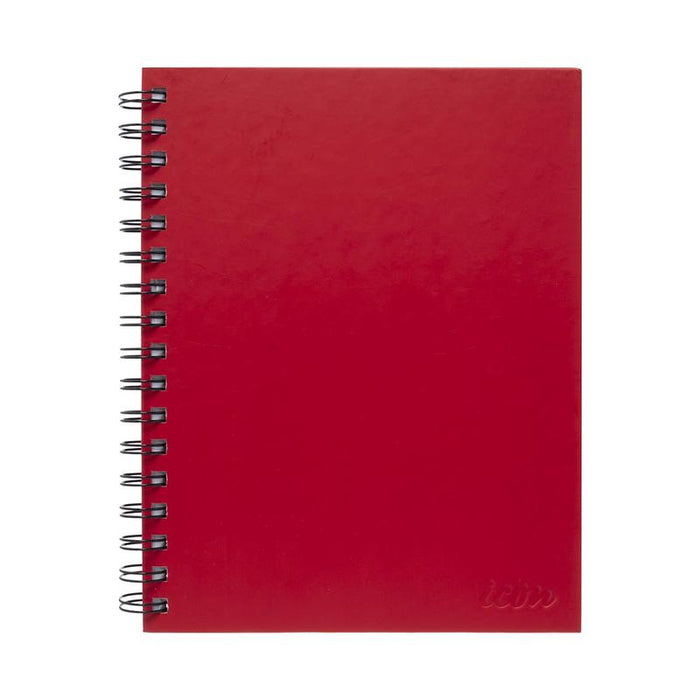 Okin Icon Spiral Notebook A5 Hard Cover Red 200 pg ISNBHC002_1