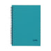 Okin Icon Spiral Notebook A5 PP Cover Aqua 200 pg ISNBPP001_1