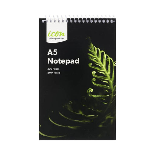 Okin Icon Spiral Notepad 127x204mm Soft cover 300 pg ISNPSC003_1