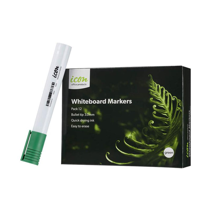Okin Icon Whiteboard Marker Bullet Tip Green IWMGRN_2