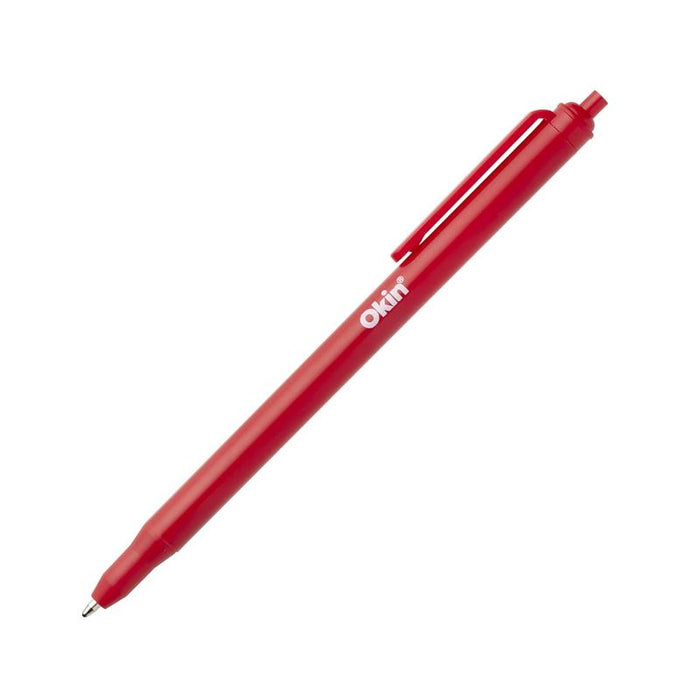 Okin One Piece Ballpoint Pen Red IBP1PRED_1
