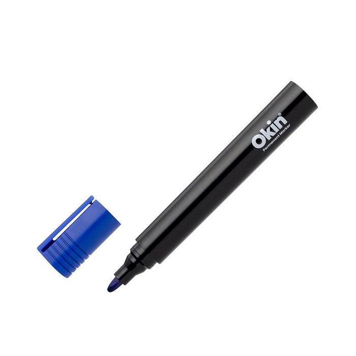 Okin Permanent Marker Bullet Tip Blue IPMBLUE_1