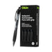 Okin Retractable Ballpoint Pen Black 1.0mm Grip IBPRGBLK_2
