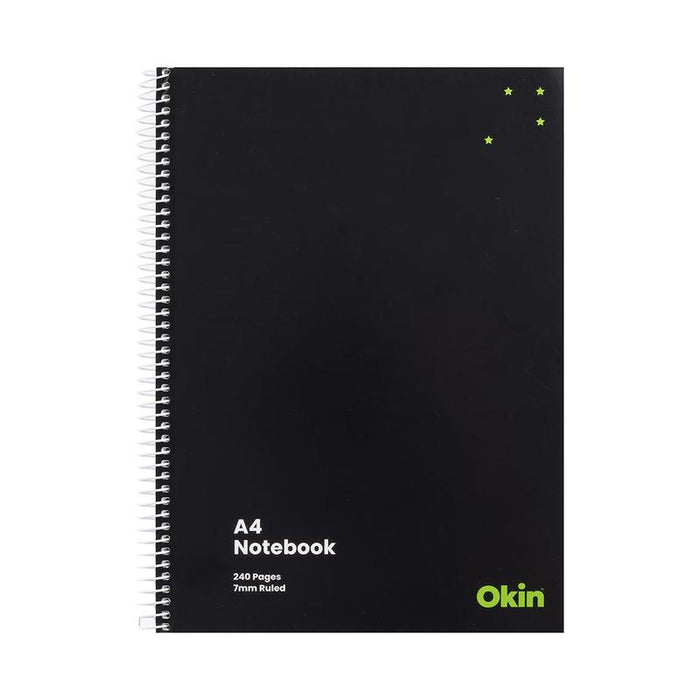 Okin Spiral Notebook A4 Soft cover 240 pg ISNBSC002_1