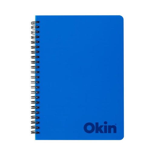 Okin Spiral Notebook A5 PP Cover Blue 200 pg ISNBPP002_1