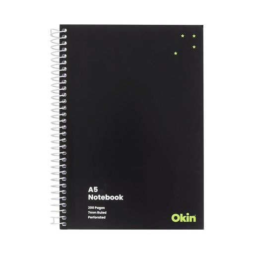 Okin Spiral Notebook A5 Soft cover 200 pg ISNBSC003_1