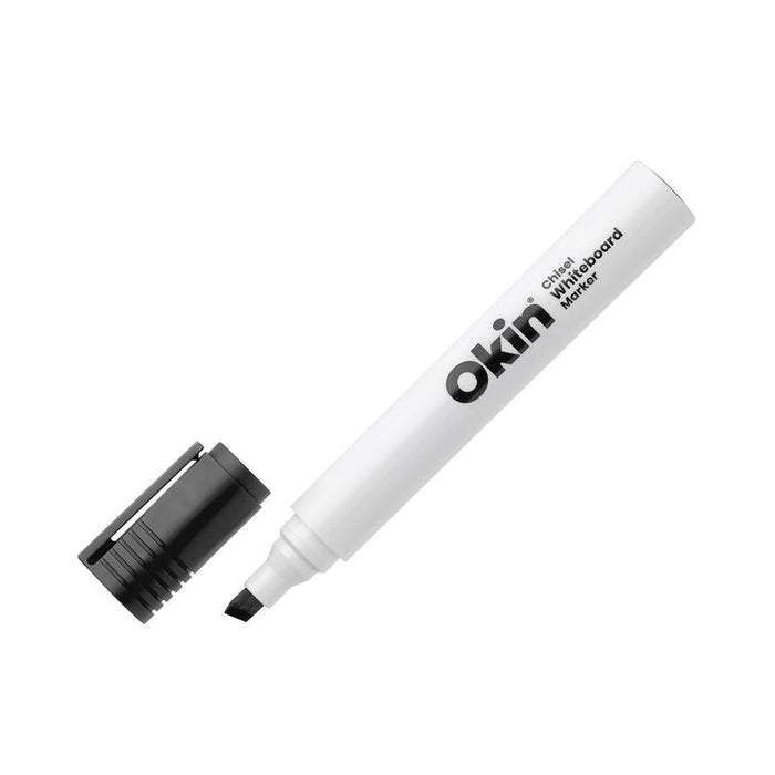 Okin Whiteboard Marker Chisel Tip Black IWMCBLK_1