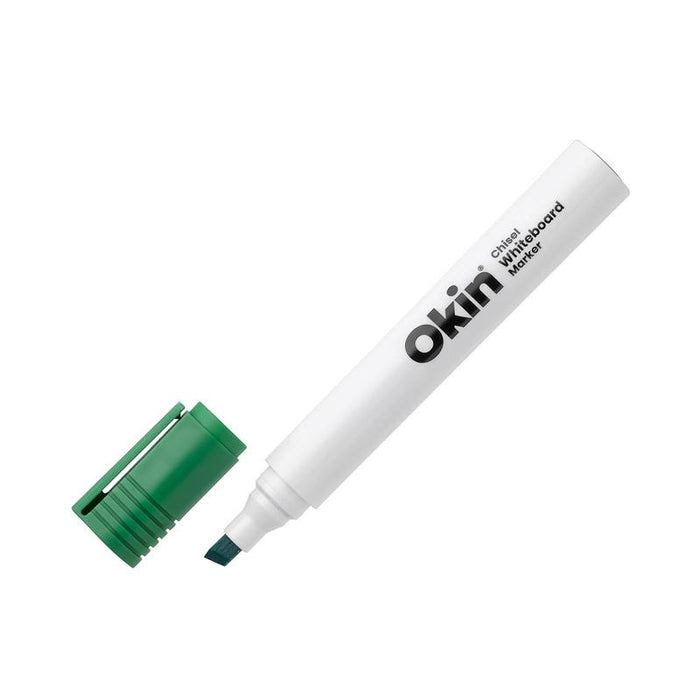 Okin Whiteboard Marker Chisel Tip Green IWMCGRN_1