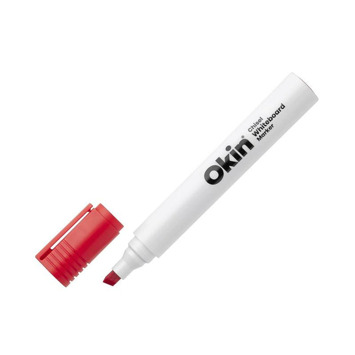 Okin Whiteboard Marker Chisel Tip Red IWMCRED_1