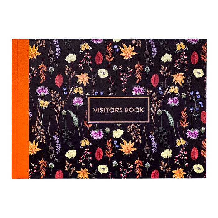 Pukka Bloom Visitors Book Black