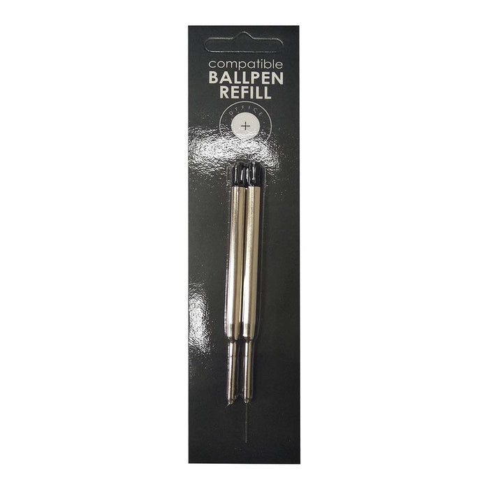 Gbp Parker Pen Refills Black Med 2Pk (DISCONTINUED)