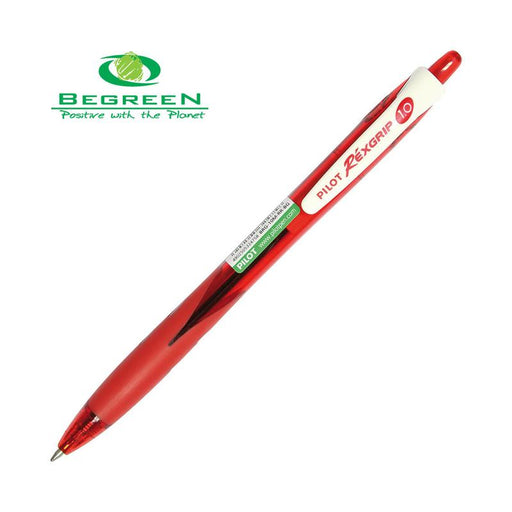 Pilot BeGreen Rexgrip Ballpoint Medium Red (BRG-10M-RR-BG) 20178_1