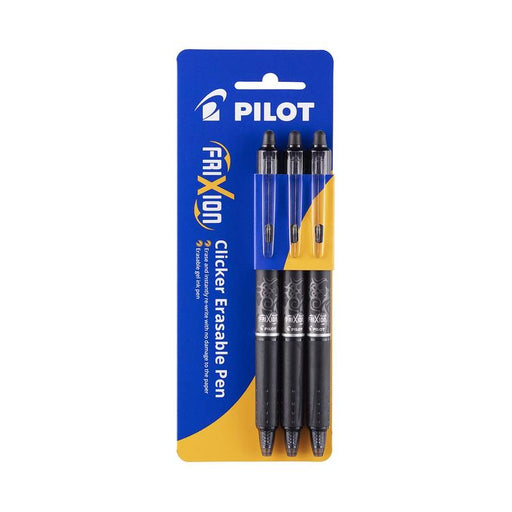Pilot Frixion Clicker Erasable Fine Black, Pack of 3 HS 20261_1