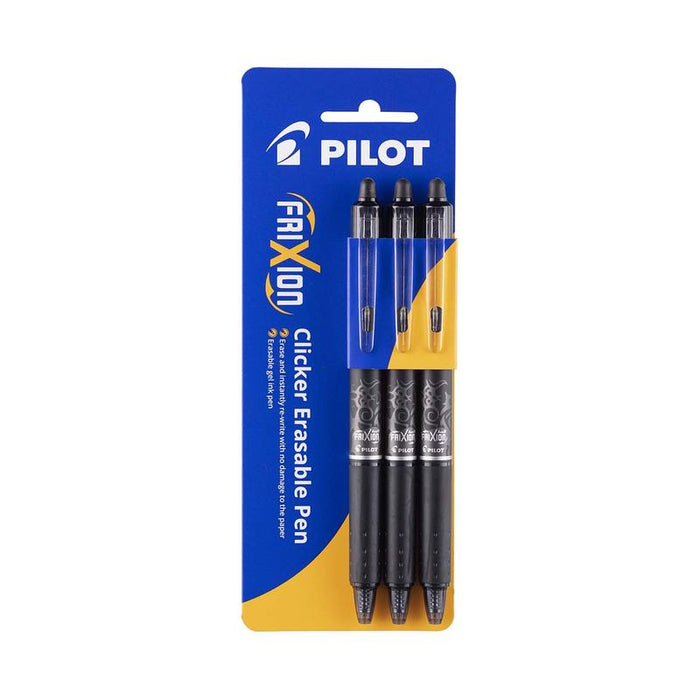 Pilot Frixion Clicker Erasable Fine Black, Pack of 3 HS 20261_1
