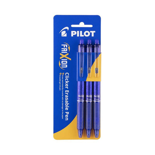 Pilot Frixion Clicker Erasable Fine Blue, Pack of 3 HS 20260_1