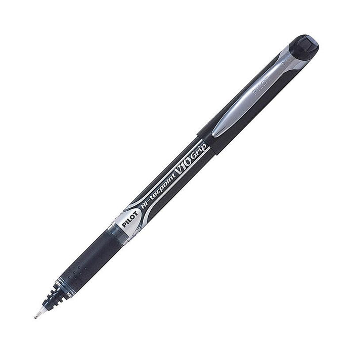 Pilot Hi-Tecpoint V10 Grip Rollerball Broad Black (BXGPN-V10-B) 20451_1