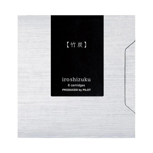 Pilot Iroshizuku Ink Cartridge Bamboo Charcoal Take-sumi, Pack of 6 (IRF-6S-TAK) 20592_1