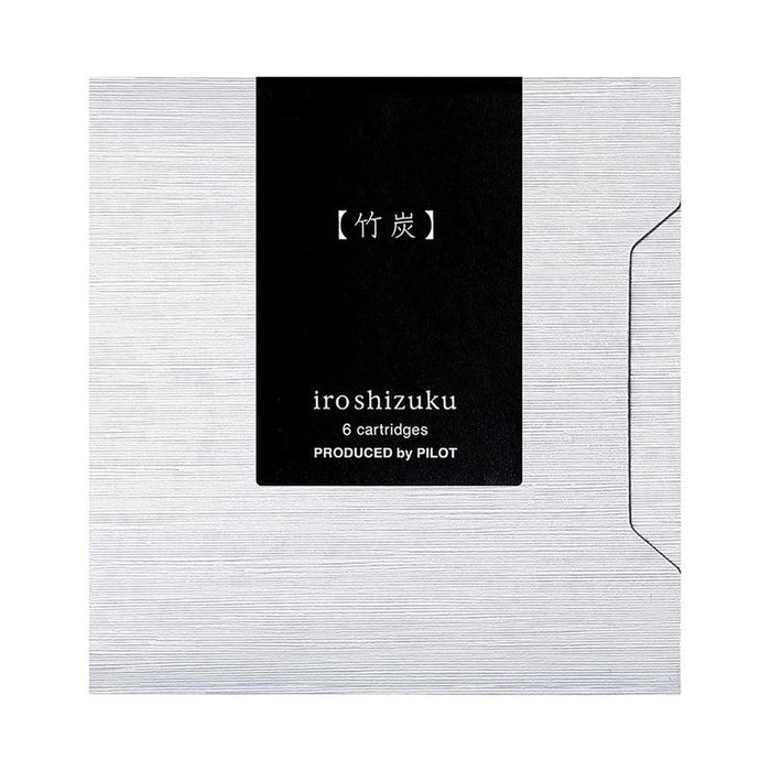 Pilot Iroshizuku Ink Cartridge Bamboo Charcoal Take-sumi, Pack of 6 (IRF-6S-TAK) 20592_1