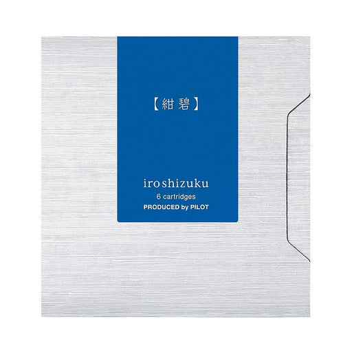 Pilot Iroshizuku Ink Cartridge Deep Cerulean Blue Kon-peki, Pack of 6 (IRF-6S-KO) 20586_1