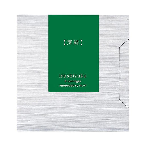 Pilot Iroshizuku Ink Cartridge Forest Green Shin-ryoku, Pack of 6 (IRF-6S-SHR) 20590_1