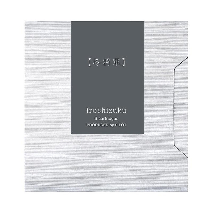Pilot Iroshizuku Ink Cartridge Old Man Winter Fuyu-syogun, Pack of 6 (IRF-6S-FS) 20591_1