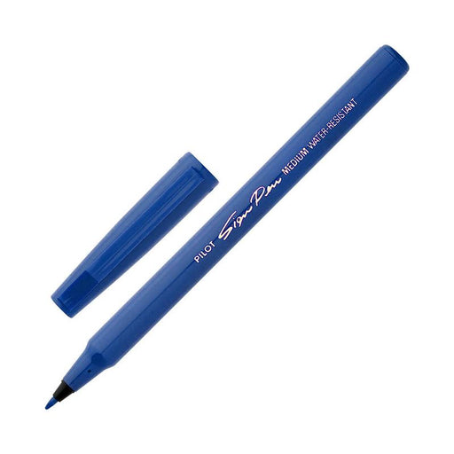 Pilot Sign Pen Fibre Tip 0.6mm Blue (SWN-SPN-L) 20182_1