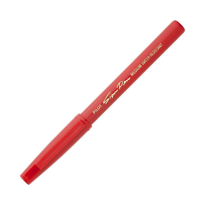 Pilot Sign Pen Fibre Tip 0.6mm Red (SWN-SPN-R) 20393_2