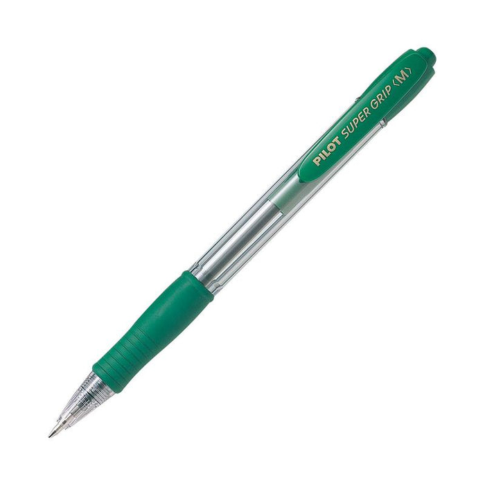 Pilot Super Grip Ballpoint Pen 1.0mm Green Ink (BPGP-10R)_1