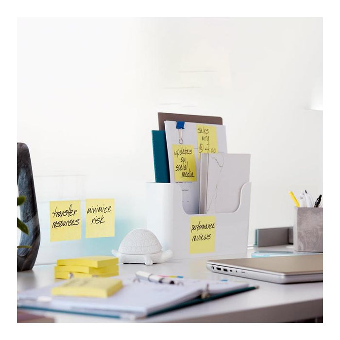 Post-it 100 Rec Super Sticky Pop Up Notes R330R-6SSCY 76x76mm Yellow, Pack of 6 10974_6