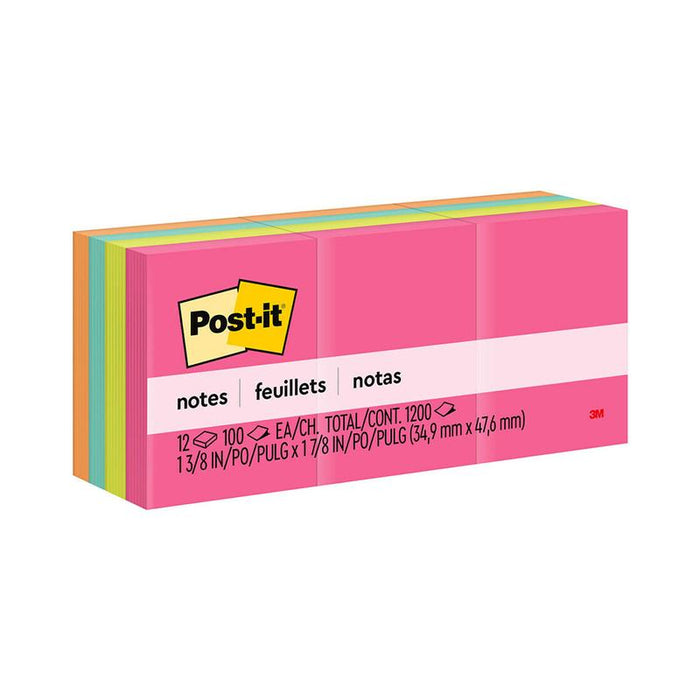 Post-it Poptimistic Notes 35x48mm, Pack of 12, Cape Town_1