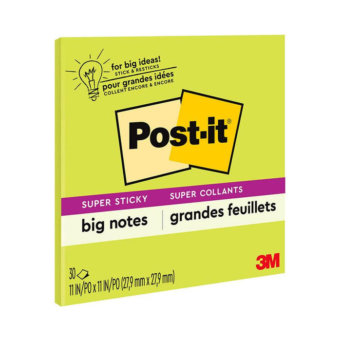 Post-it Super Sticky Big Notes BN11 Bright Green 279x279mm 30sh 10736_1