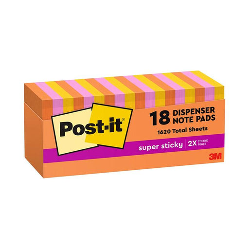 Post-it Super Sticky Pop Up Notes R330-18SSAU-CP 76x76mm Energy (Rio), Pack of 18 10609_1