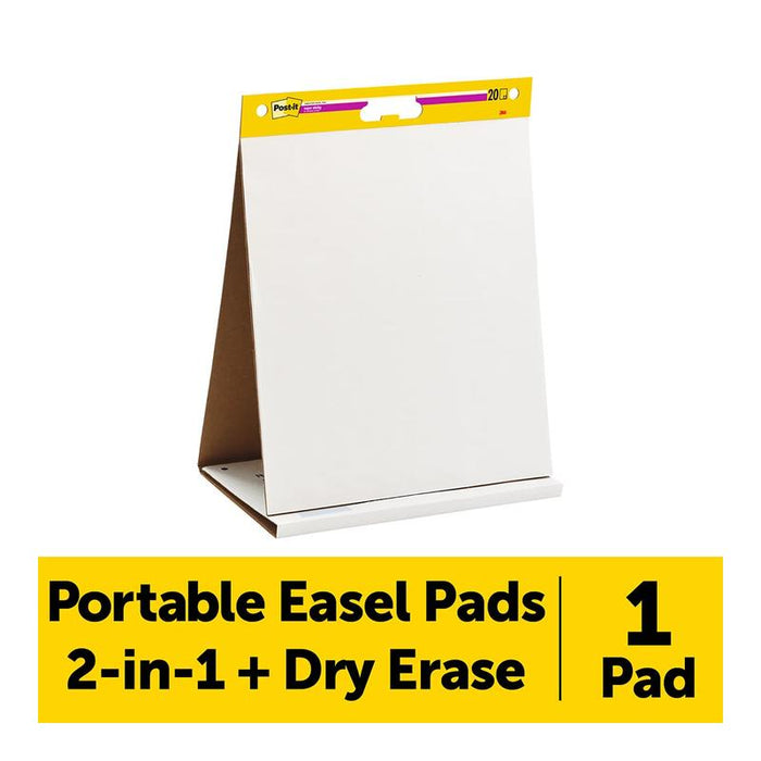 Post-it Tabletop Easel Pad with Dry Erase 563DE 508x584mm 10415_2