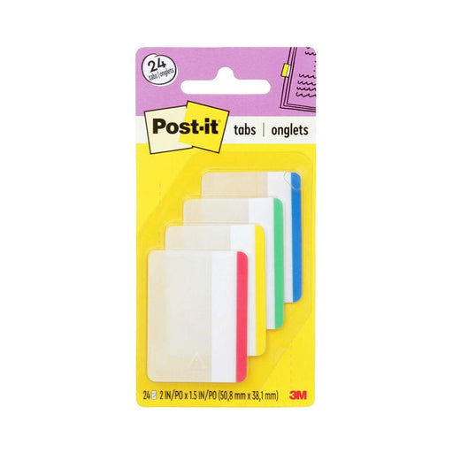 Post-it Tabs 50x38mm Primary Colors, Pack of 4 Dispensers_1