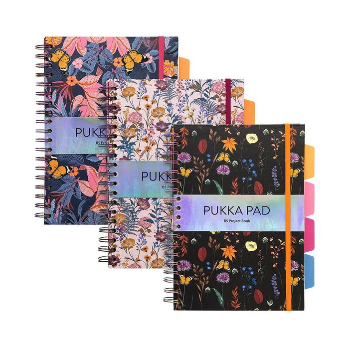 Pukka Bloom Hardcover Project Notebook B5 Cream P9496BLMCM_3