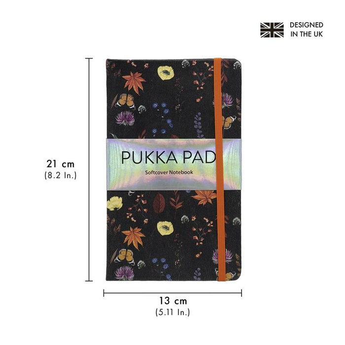 Pukka Bloom Softcover Notebook 13x21cm Black P9492BPM_5