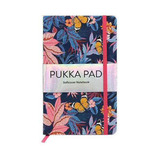 Pukka Bloom Softcover Notebook 13x21cm Blue P9491BPM_1