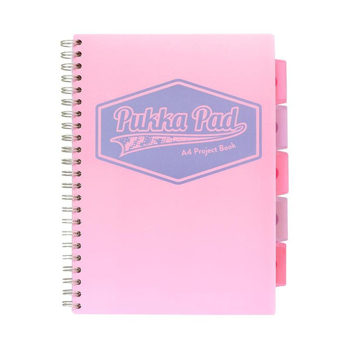Pukka Pastel Project Book A4 Pink P8630PSTPK_1