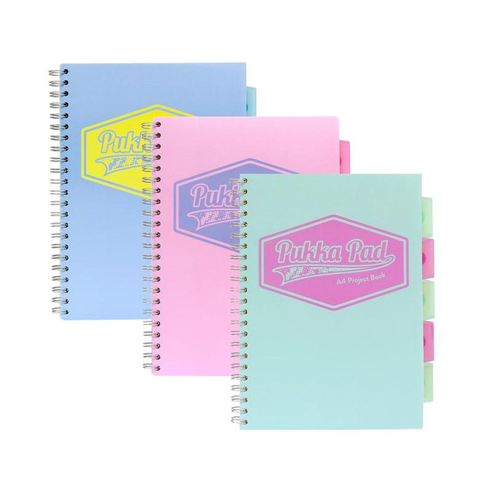 Pukka Pastel Project Book A4 Pink P8630PSTPK_2