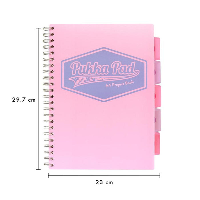 Pukka Pastel Project Book A4 Pink P8630PSTPK_3