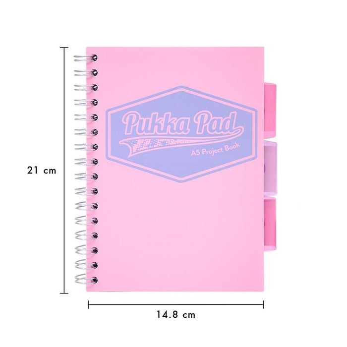 Pukka Pastel Project Book A5 Pink P8631PSTPK_4
