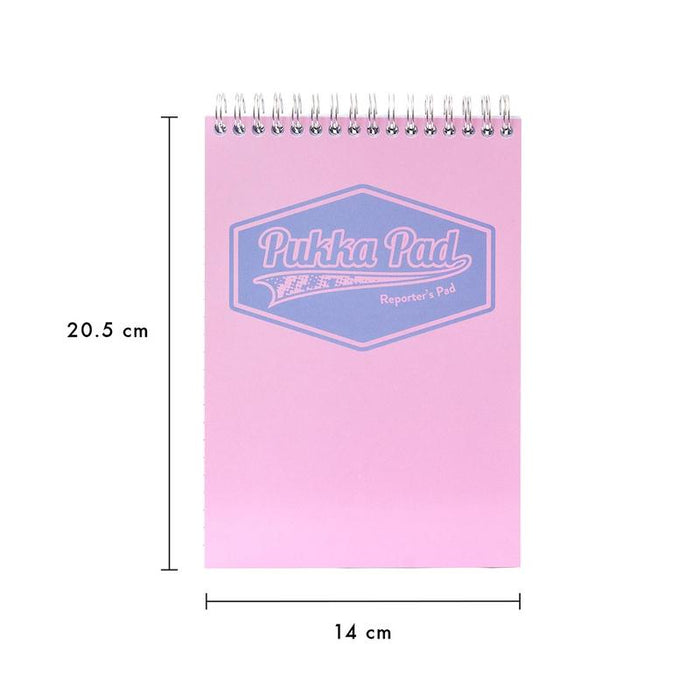 Pukka Pastel Reporters Notepad Pink P8907PSTPK_4