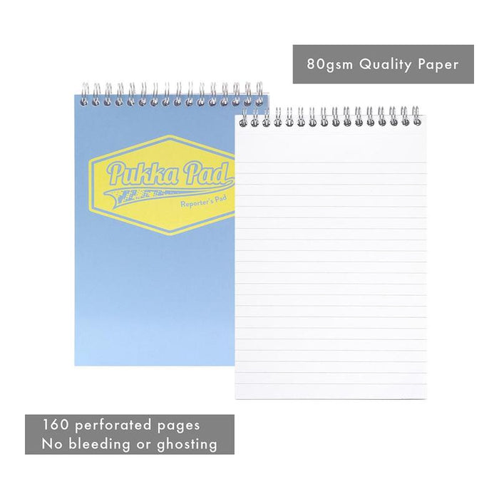 Pukka Pastel Reporters Notepad Teal P8907PSTTL_3