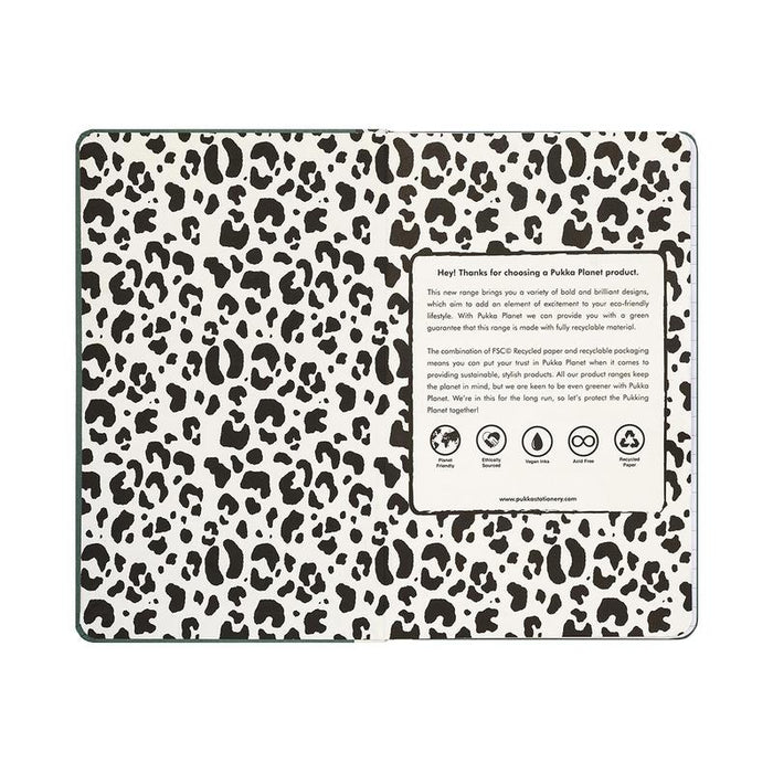 Pukka Planet Soft Cover Notebook 13x21cm Green Vibes Only P9704SPP_2
