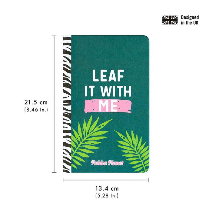 Pukka Planet Soft Cover Notebook 13x21cm Leaf it with Me P9765SPP_5