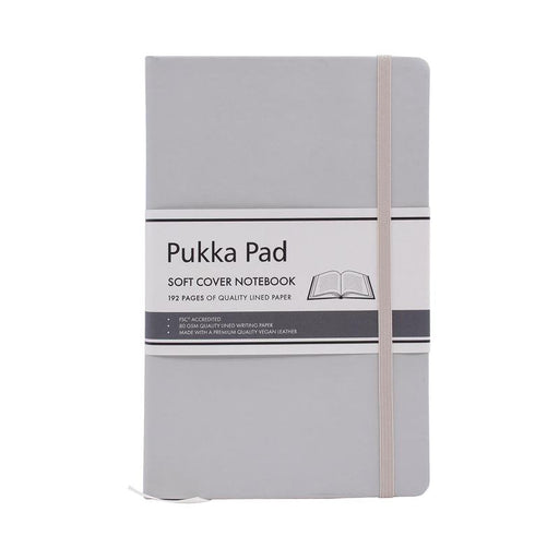 Pukka Signature Soft Cover Notebook 13x21cm Lined Oatmeal P7749SIG_1