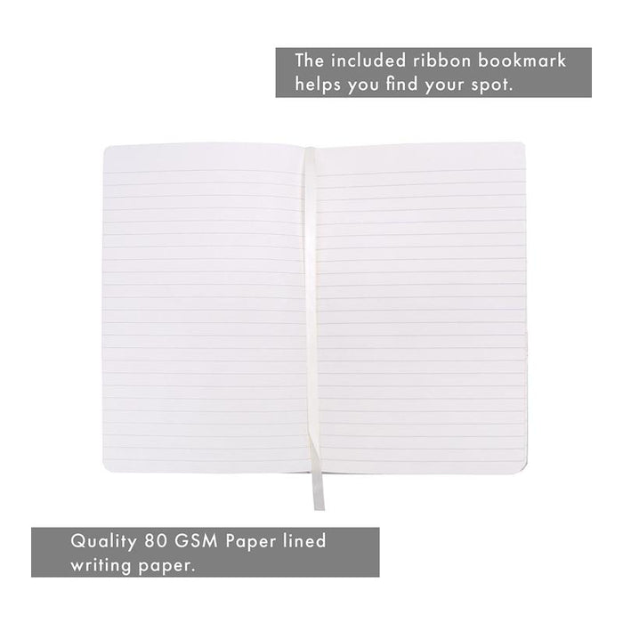 Pukka Signature Soft Cover Notebook 13x21cm Lined Oatmeal P7749SIG_3