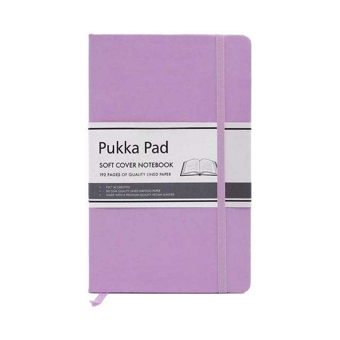 Pukka Signature Soft Cover Notebook 13x21cm Lined Purple P7751SIG_1
