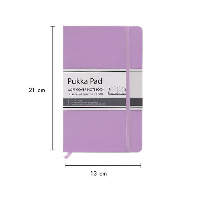 Pukka Signature Soft Cover Notebook 13x21cm Lined Purple P7751SIG_2