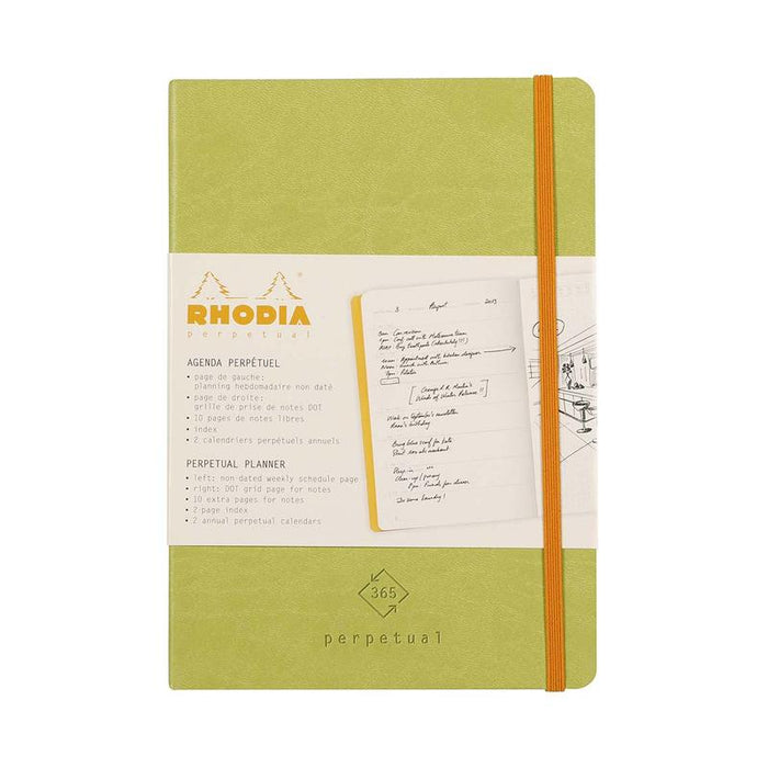 Rhodia Perpetual Diary A5 Anise Green C117186C_1